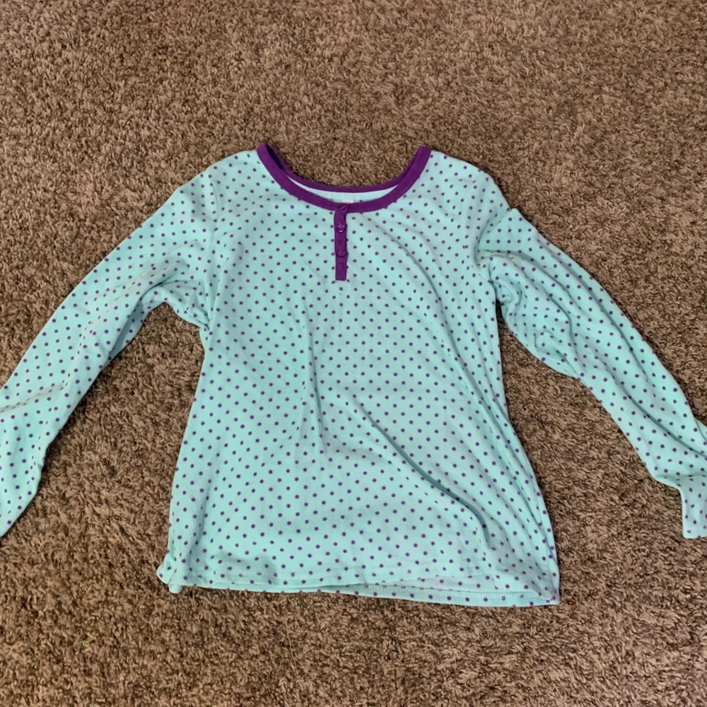 Pajama Shirt. Size Medium.